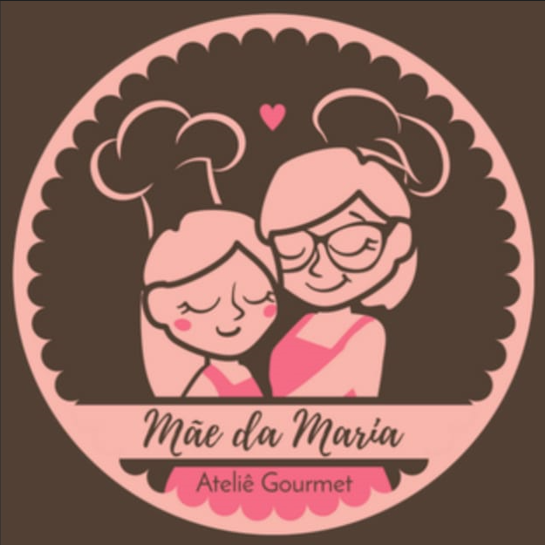 Logo da Confeitaria Mãe da Maria